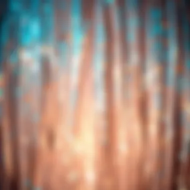 Elegant lighting setup enhancing a sequin backdrop