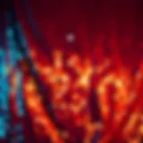 Vibrant sequin backdrop sparkling under soft lighting