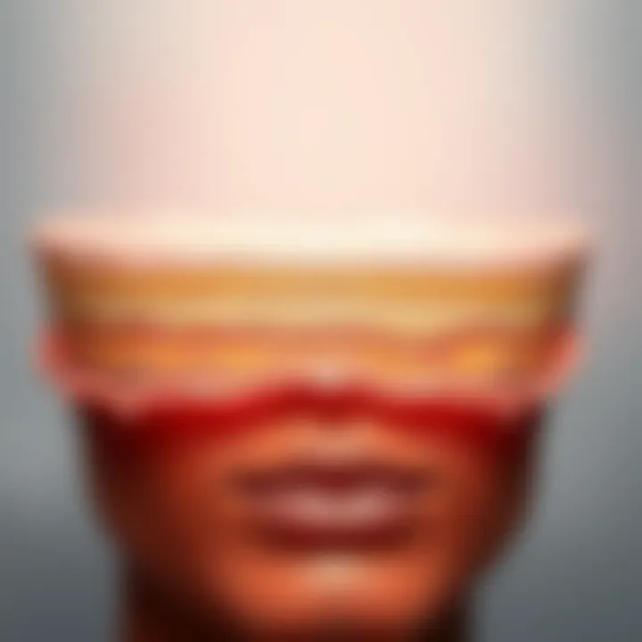 Understanding Skin Layers and Exfoliation A visual representation of skin layers showing the exfoliation process