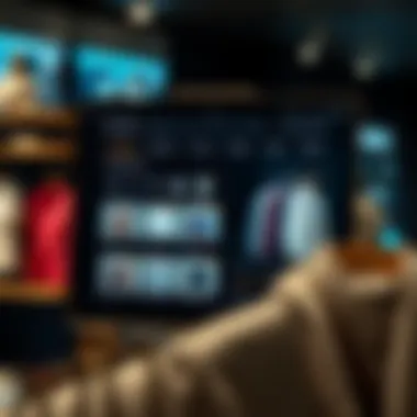 Stylish online store interface demonstrating user-friendly navigation