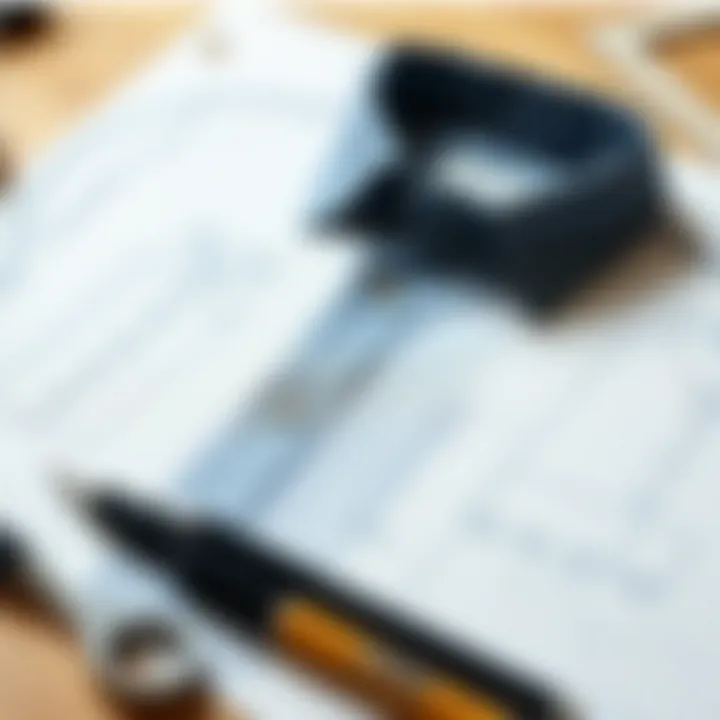 Custom shirt design sketches on paper