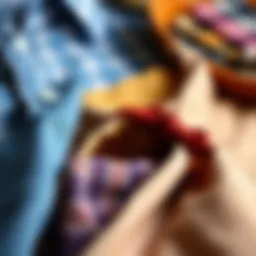 Stylish fabric swatches for custom shirt