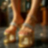 The Allure of Champagne Platform Sandals: A Comprehensive Exploration Introduction