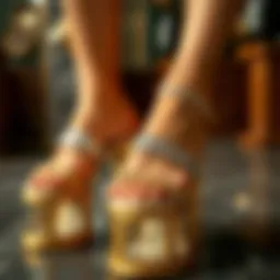 The Allure of Champagne Platform Sandals: A Comprehensive Exploration Introduction