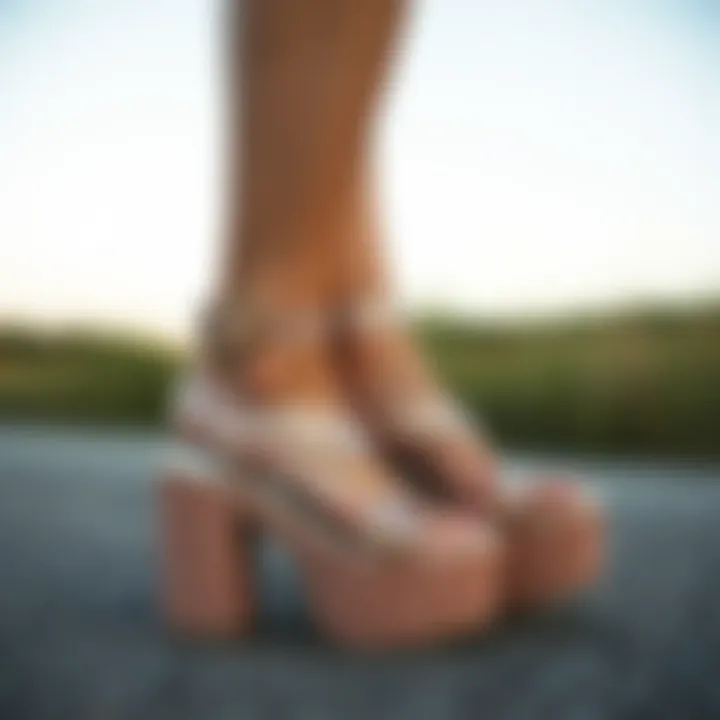 The Allure of Champagne Platform Sandals: A Comprehensive Exploration Summary