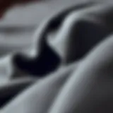 Elegant display of matte fabric textures