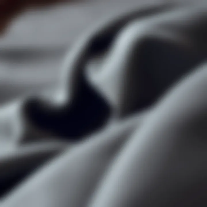 Elegant display of matte fabric textures