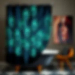 The Allure of Peacock Feather Shower Curtains Introduction