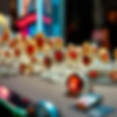 Contemporary Trends Showcase A stylish display of various sexy rings showcasing contemporary trends