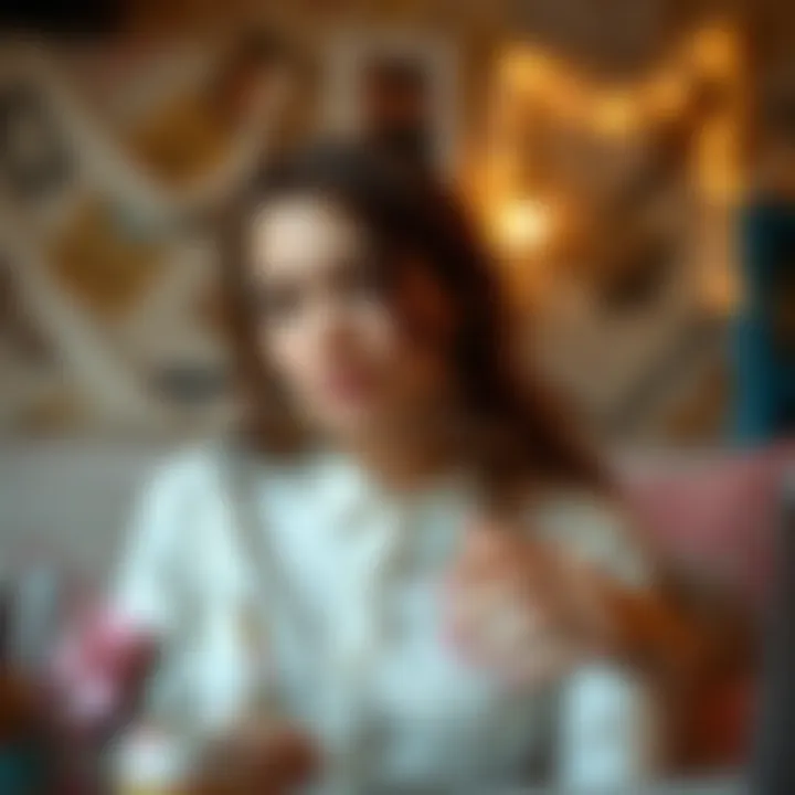 Showcasing personal expression through customized crafts using vintage washi tape