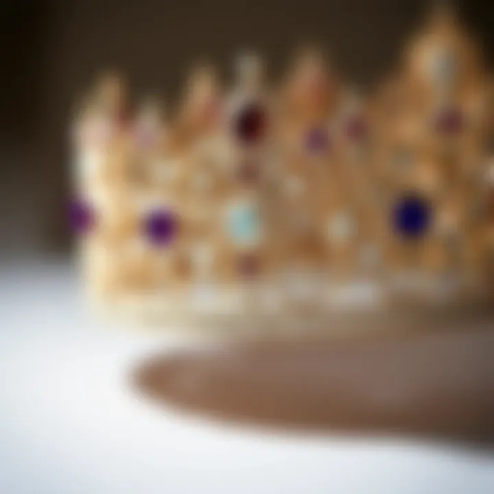 Exquisite details of the Diana Tiara showcasing intricate design elements
