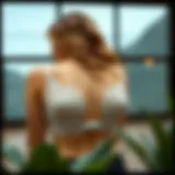 Elegant design of a backless bra tailored for larger busts