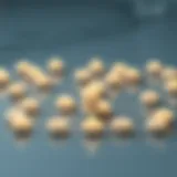 Elegant arrangement of off white floating candles on a serene water surface