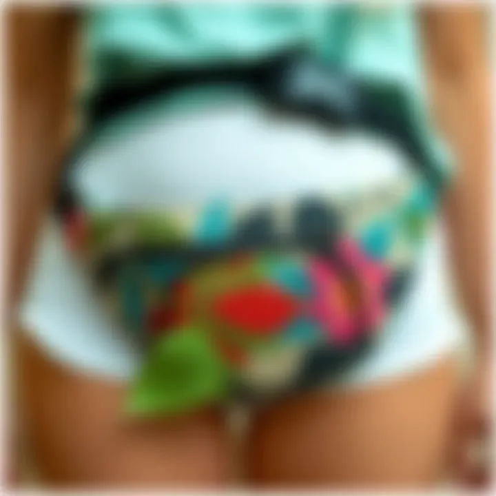 Eco-friendly materials used in modern belly bag purse designs.