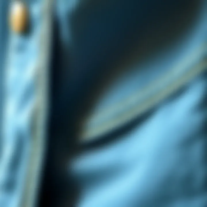 Fabric Quality and Craftsmanship Close-up of fabric texture and stitching of the overall dress