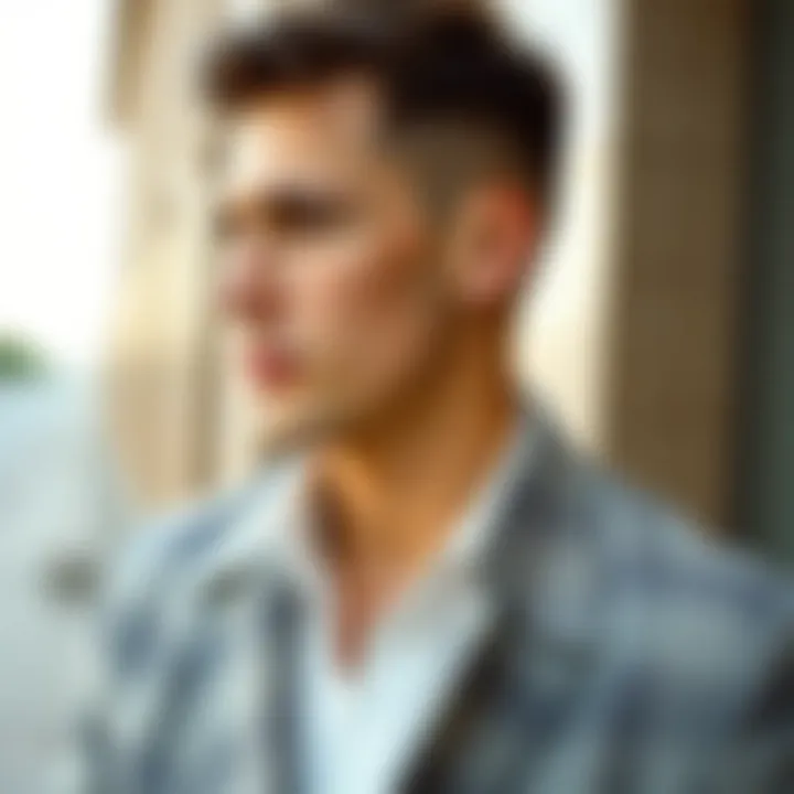 Fashionable setting featuring stud earrings