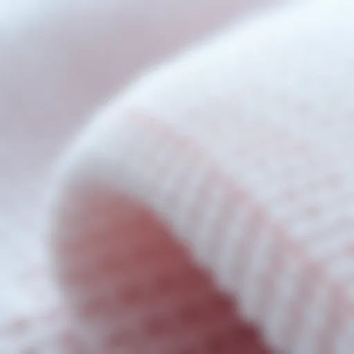 Examining the Microfiber Structure Close-up of ultra fine microfiber texture