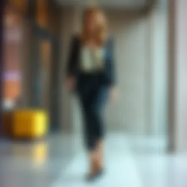 Fashionable outfit styled with size 11 Mary Jane pumps