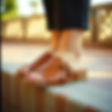 Seasonal Fashion Trends with Brown Slide Sandals Seasonal fashion trends showcasing brown slide sandals