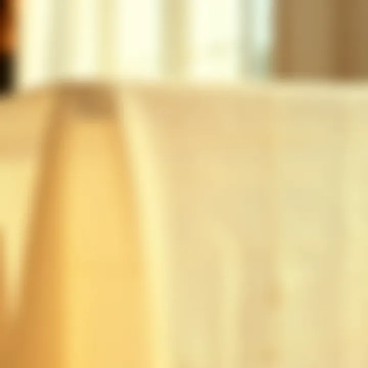 Close-up of cheesecloth texture in natural light