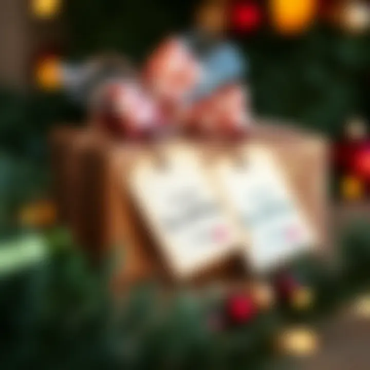 The Art of Personalization in Gifting Personalized gift tags showcasing unique messages