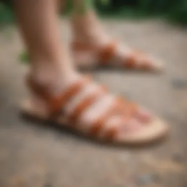 Sustainable Sandal Designs Eco-friendly sandals made from sustainable materials