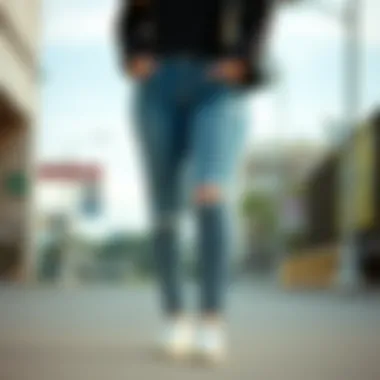 Creative Ways to Style Lace-Up Jeans Styling tips for lace-up jeans with various outfits