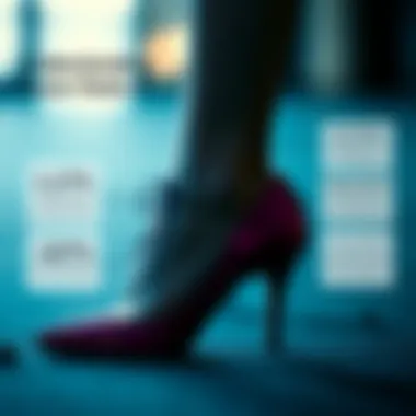 Infographic detailing solutions for addressing loose heels.