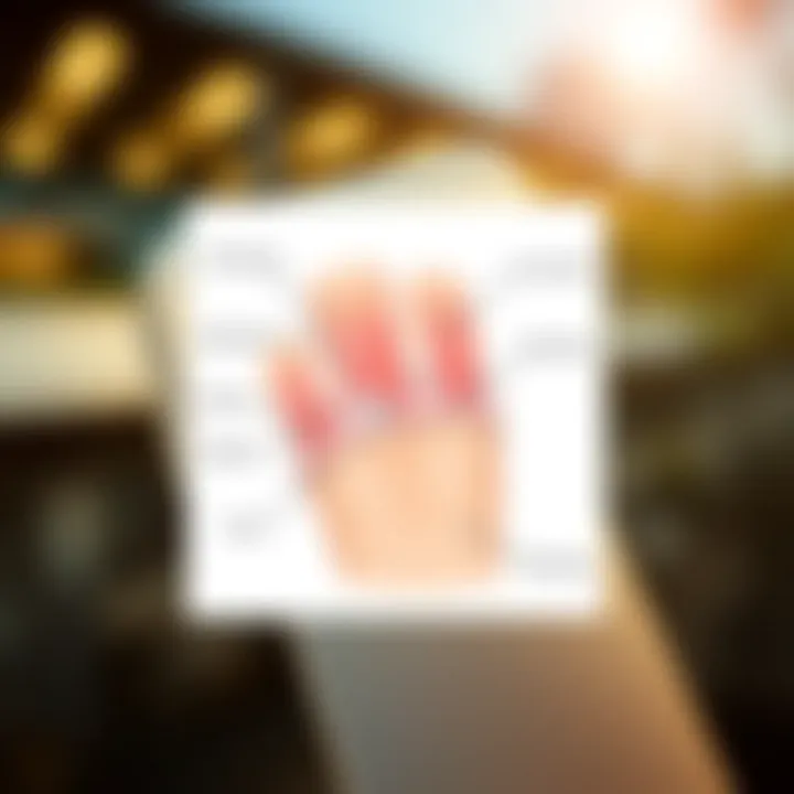 Anatomy of the Nail Barrier Illustration of nail anatomy highlighting the nail barrier