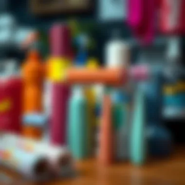 Different Types of Lint Rollers Variety of lint rollers displayed